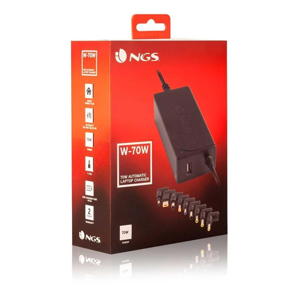 Carregador para Portátil Ngs W-70 230v 70w Preto 