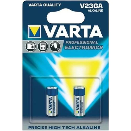 Pilha Alcalina Varta V23ga 12v (Blíster 2 Unid.) Ø10,3x28,5mm