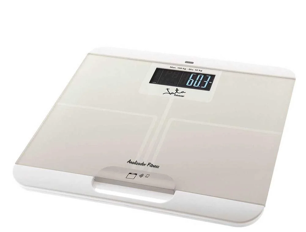 Jata Balança Wc Eletronica Fitness C/Bluetooh Branca