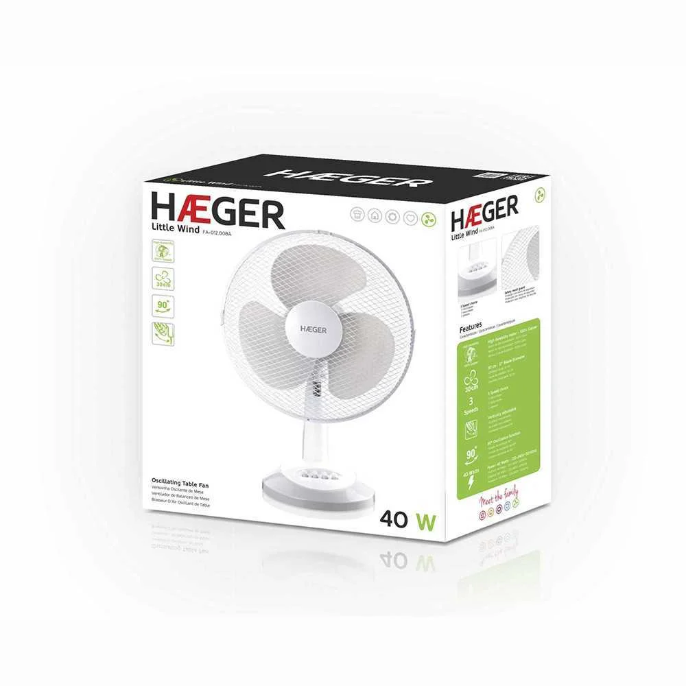 Ventilador de Mesa Haeger Little Wind Fa-012.008a