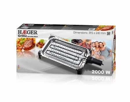 Grelhad Haeger 2000w.39,5x24c-Grillie