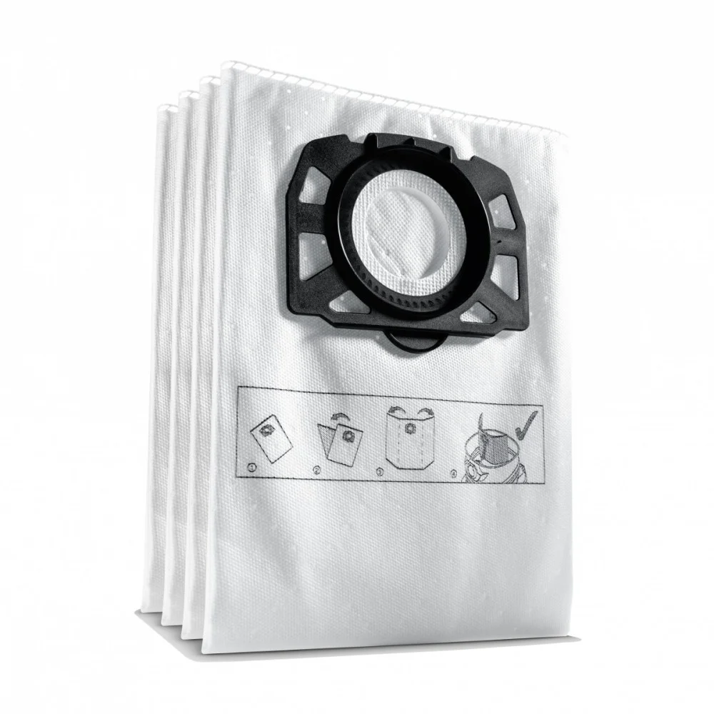 Kärcher Fleece Filter Bags 4 Pieces For Mv 4/5/6 Series