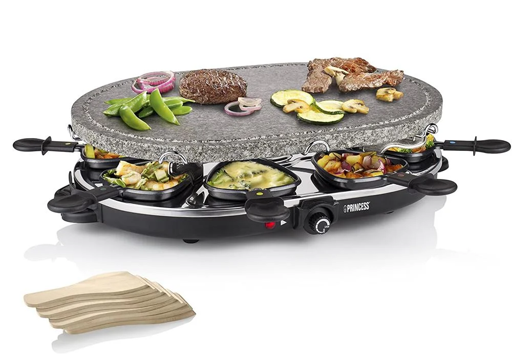 Princess 8 Oval Stone Grill Party
