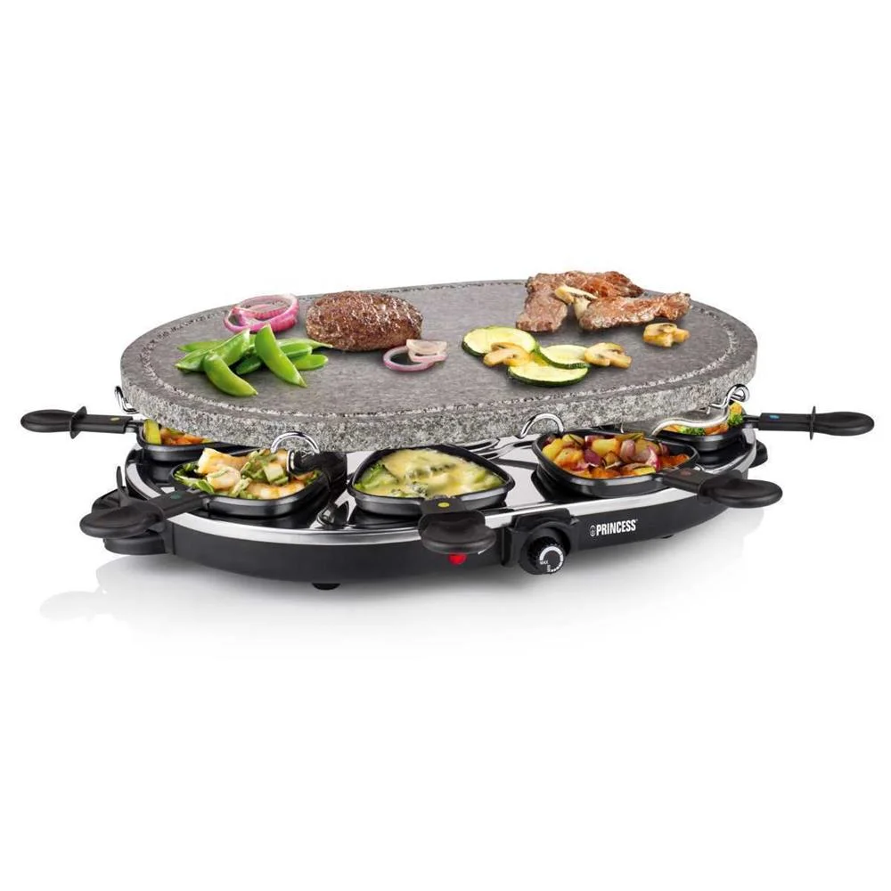 Princess 8 Oval Stone Grill Party