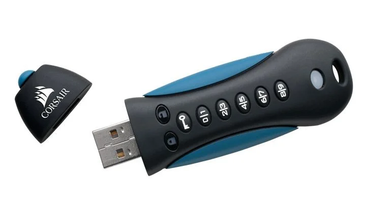 Memoria Flash Padlock 3 64gb Secure Usb 3.0 Corsa.
