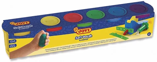 Pasta de Modelar Jovi Blandiver Pack C/5 X 110g