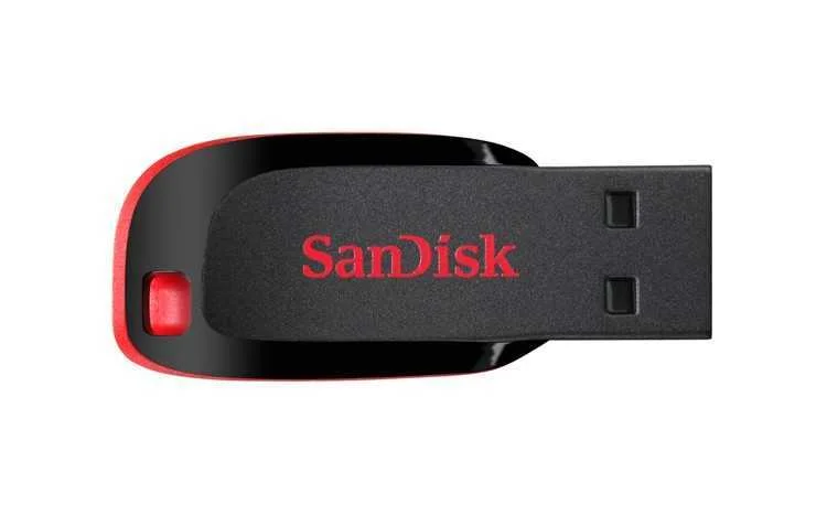 Sandisk Cruzer Blade 64gb Usb 2.0 Negro, Rojo Uni.