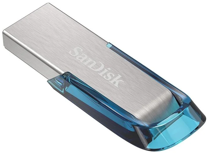 Usb-Stick  64gb Sandisk Ultra Flair Usb 3.0 Blue