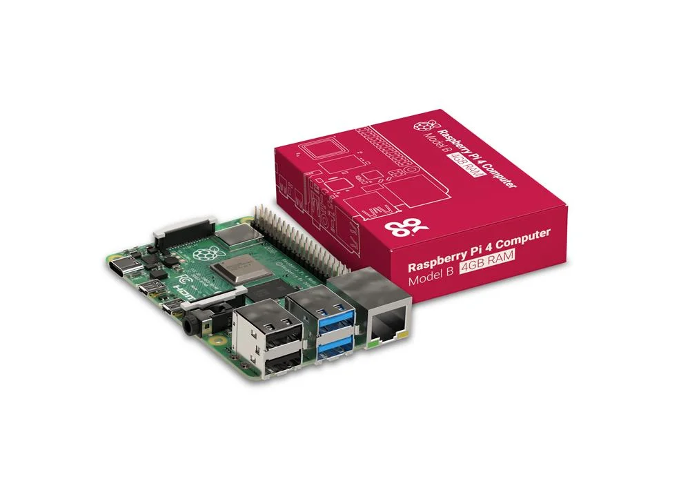 Raspberry Pi4 Modelo B 4gb Bt5 Poe Wifi Usb3.0 4k