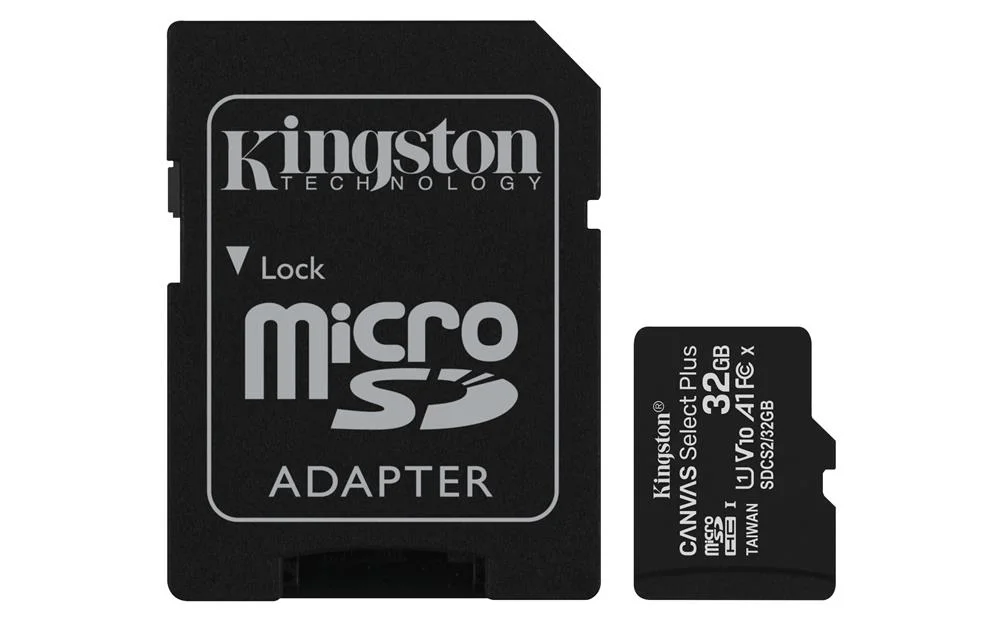Kingston 32gb Microsdhc Canvas Select Plus Class10 Uhs-I + Adapter - Sdcs2/32gb