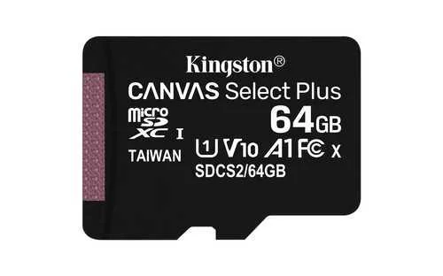 Kingston Canvas Select Plus Microsdxc Uhs-I 64gb C
