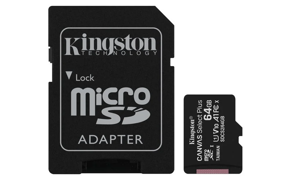 Kingston Canvas Select Plus Microsdxc Uhs-I 64gb C