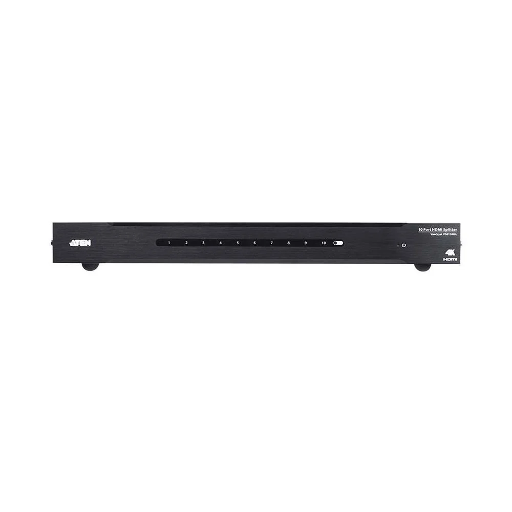 10-Port 4k Splitter Hdmi Negro