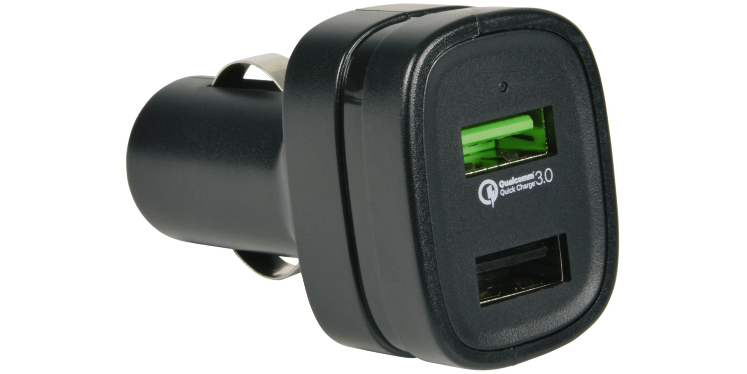 Carregador Isqueiro Quick-Charge 3.0 2 Portas 20w