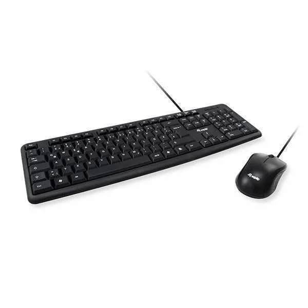 Equip Kabelgebundene Kombi Keyboard+Mouse, Schwarz, Portugie