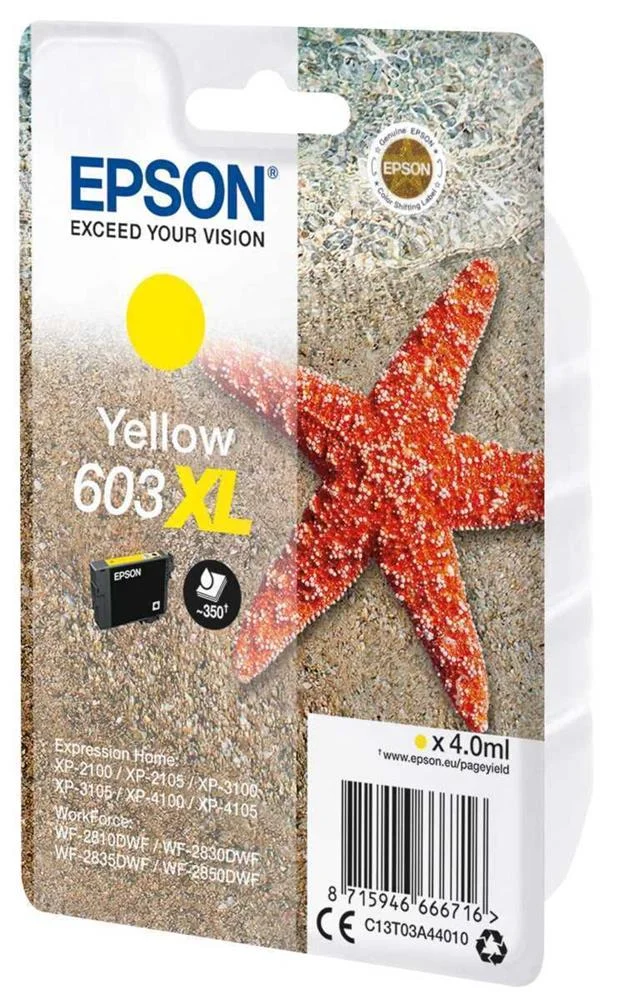 Epson Tinteiro Amarelo 603 Xl Xp-28xx/31xx/21xx/41xx