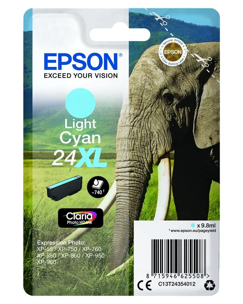 Cartucho de Tinta Original Epson N&ordm;24 Xl Alta Cap.
