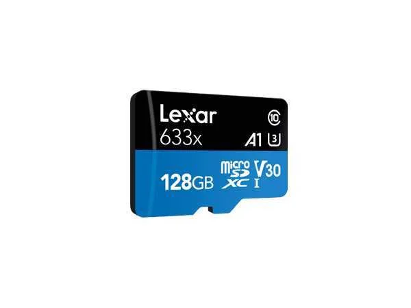 Micro Sdxc 128gb Uhs-I U3 Clas 10 V30 A1 Rd-95mb Lexar 633