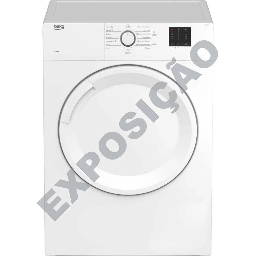 Máquina de Secar Roupa Beko Dv8120n 8kg Classe C