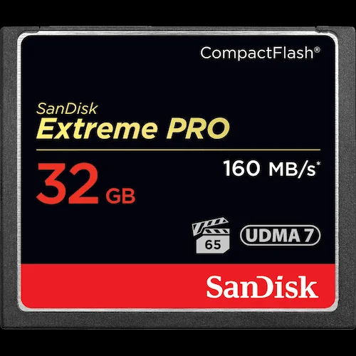 Sd Compactflash Card  32gb Sandisk Extreme Pro