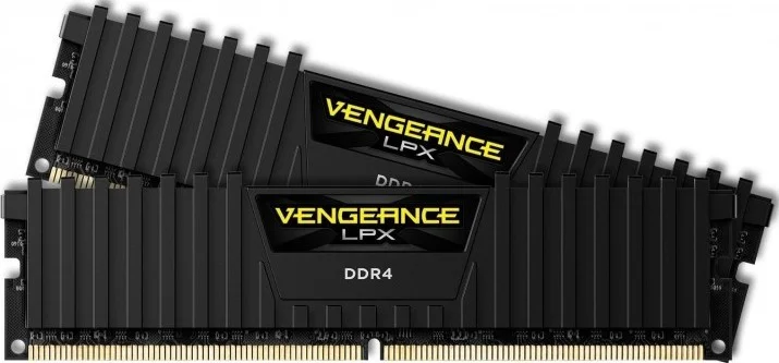 Ddr4  16gb Pc 3000 Cl16 Corsair Kit (2x8gb)  Vengeance Black Retail