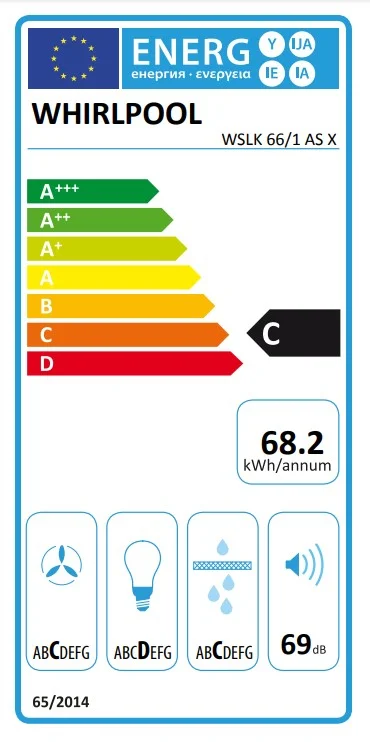 Exaust Whirlpo.Conv.60C.3V-Wslk66/1Asx