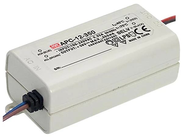 Controlador de Salida Única LED - 350 Ma 12w