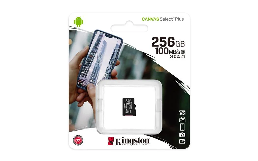 Cartão de Memória Microsdxc 256gb Classe 10 - Kingston