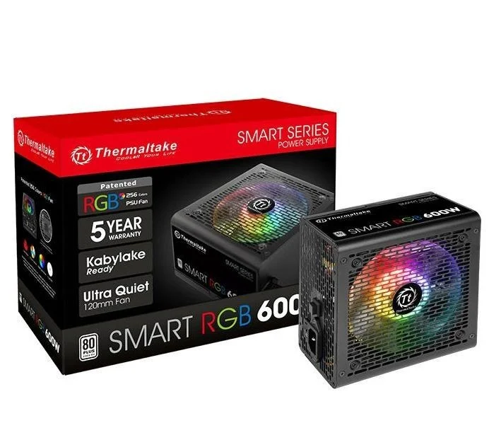 Smart 600w Rgb (80+ 230v Eu, 2xpeg, 120mm, Single.