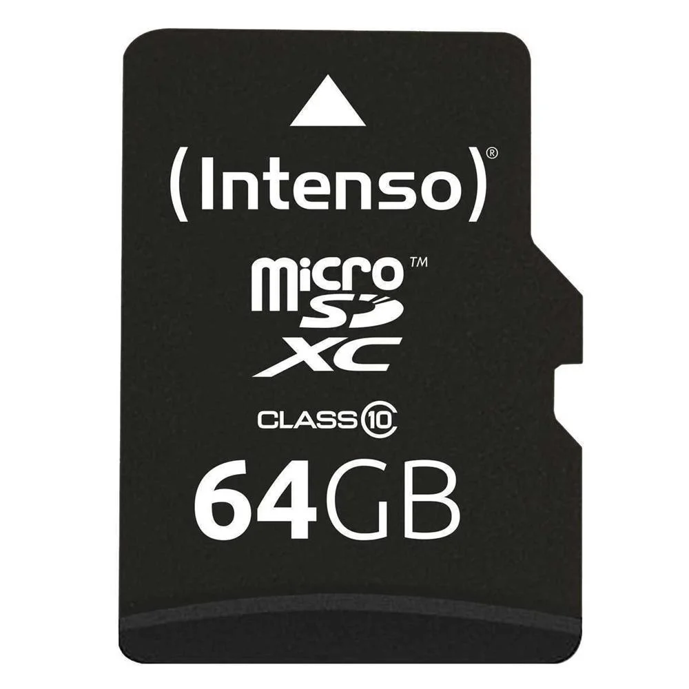 Cartão de Memória Micro Sd com Adaptador Intenso 3413490 64 Gb Classe 10 