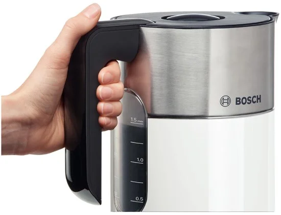 Bosch Twk8611p Electric Kettle 1.5 L 2400 W Anthracite  Stainless Steel  White