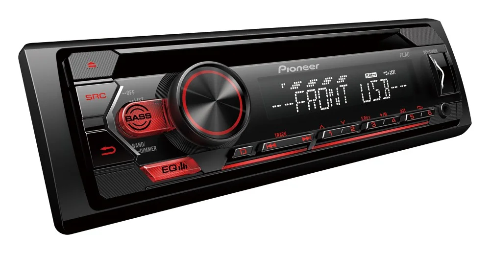 Pioneer Auto Radio Rds Cd Usb Entrada Aux Ilum.Vermelha
