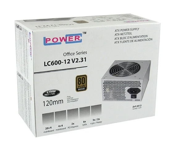 Lc-Power 450w C/Ventilador 120mm Lc600-12 V2.31