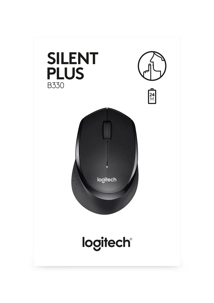 Mouse Usb Optical Wrl B330/Silent 910-004913 Logi.