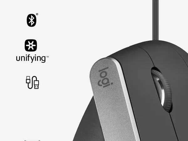 Ratón Ergonómico Inalámbrico Por Bluetooth/ 2.4gh.