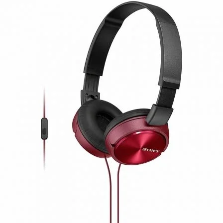 Auscultadores Headset Mdr-Zx310ap Vermelho/Preto - Sony