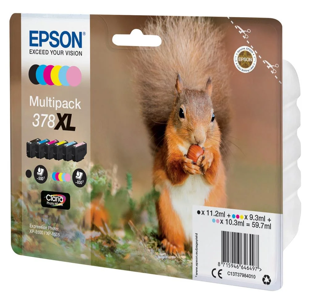 Tinteiro de Tinta Original Epson 378xl Multicolor 