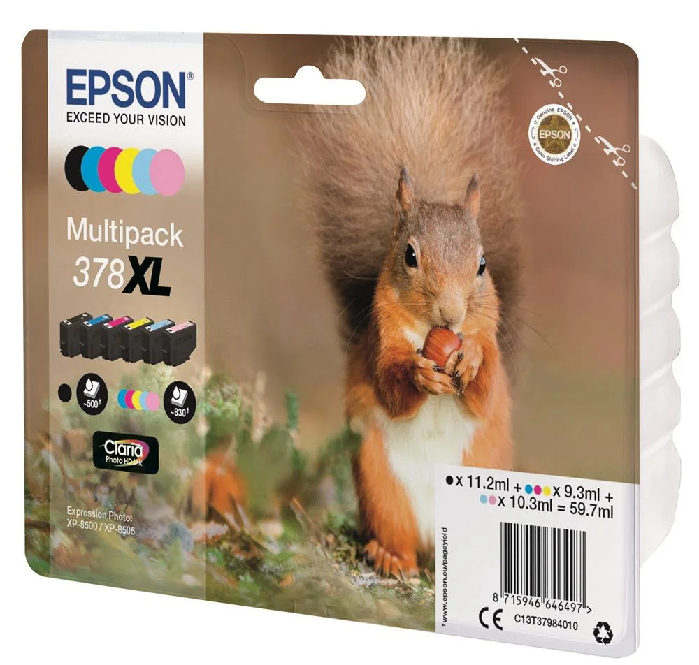 Tinteiro de Tinta Original Epson 378xl Multicolor 
