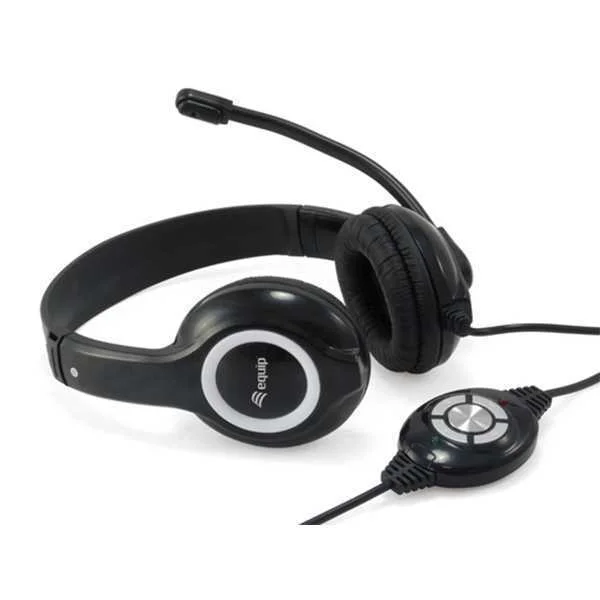 Equip Life Headset C/ Micro Função Mute e Vol Usb #Black Friday#
