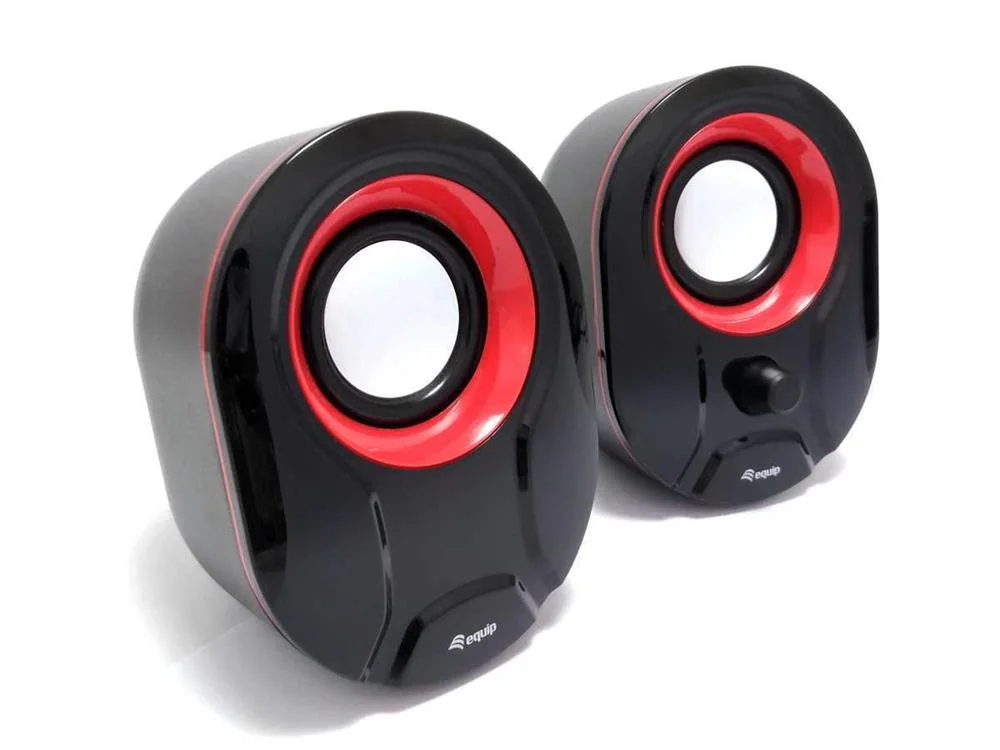 Equip Life Speakers 2.0 Usb C/ Remote Black/Red