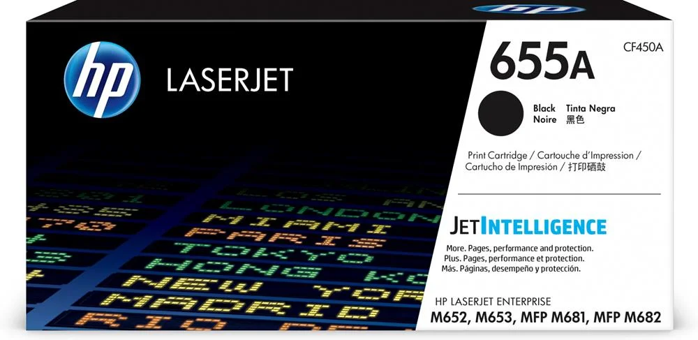 Hp Toner Cart. Cf450a (655a) F?r Lj Enterprise M652/M653/ M681/M682 Black