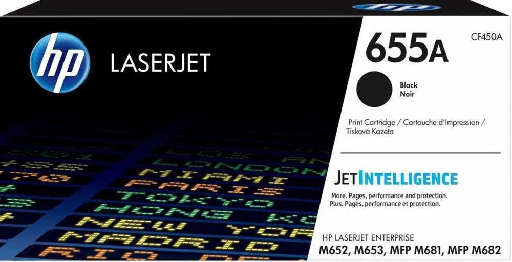 Hp Toner Cart. Cf450a (655a) F?r Lj Enterprise M652/M653/ M681/M682 Black