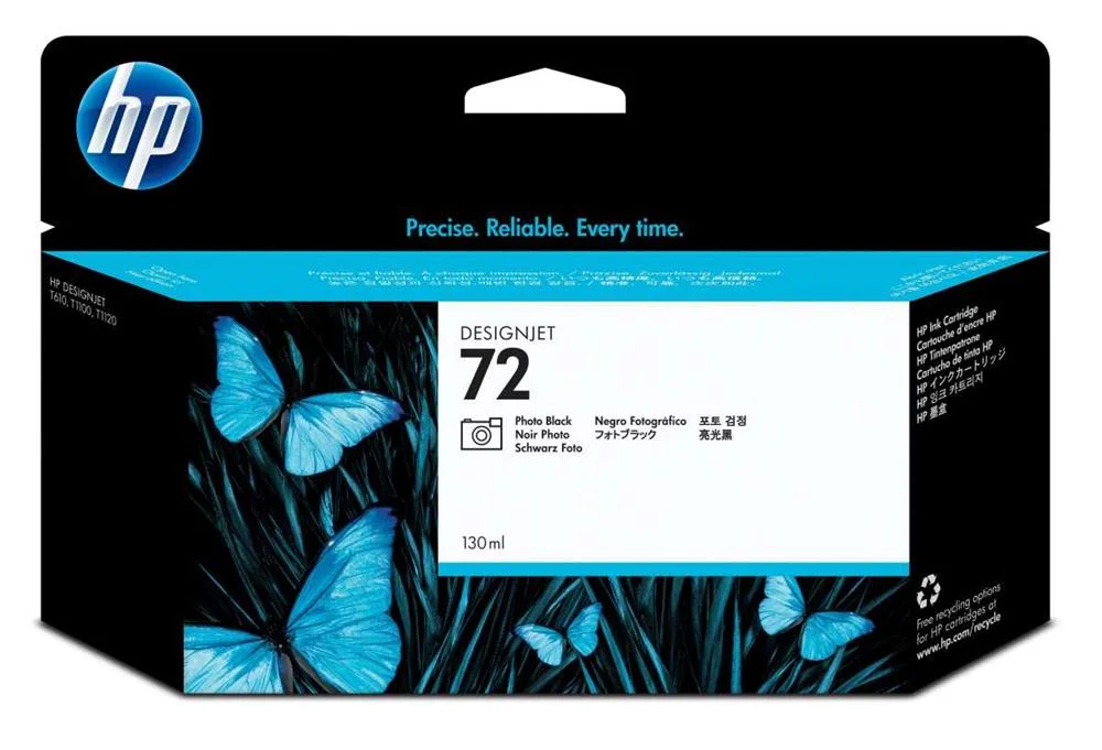 Tinteiro de Tinta Original Hp 72 Photo Preto