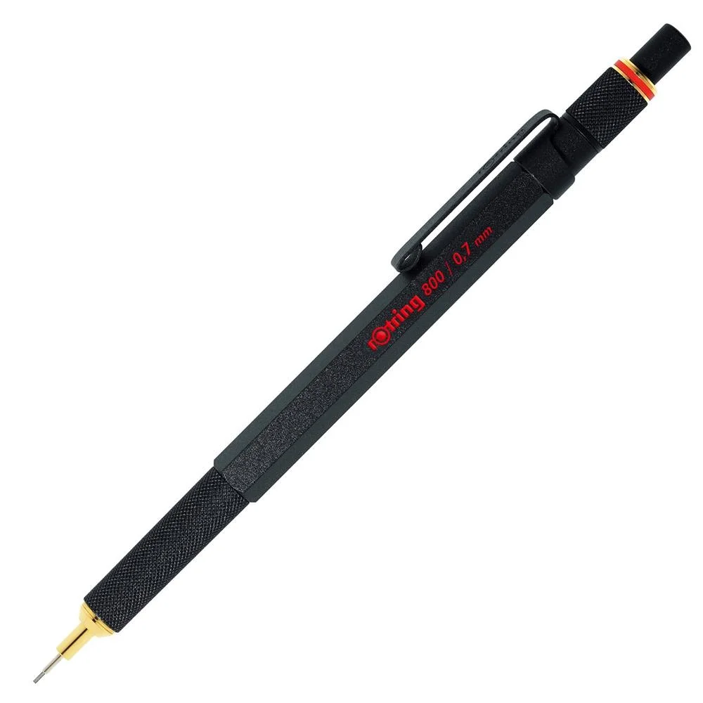 Rotring Feinminenstift 800 Schwarz 0,7 Geschenkbox