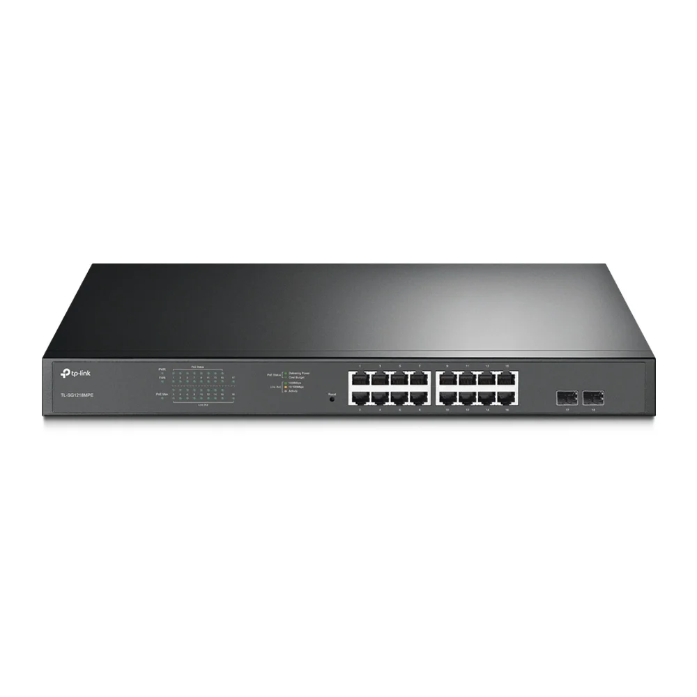 Tp-Link Tplink Jetstream Tl-Sg1218mpe Tlsg1218mpe Switch Smart 16 X 10 100 1000 (Poe+)