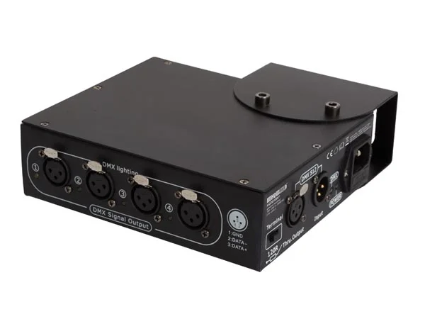 Distribuidor Dmx de 4 Vias em Caixa Compacta
