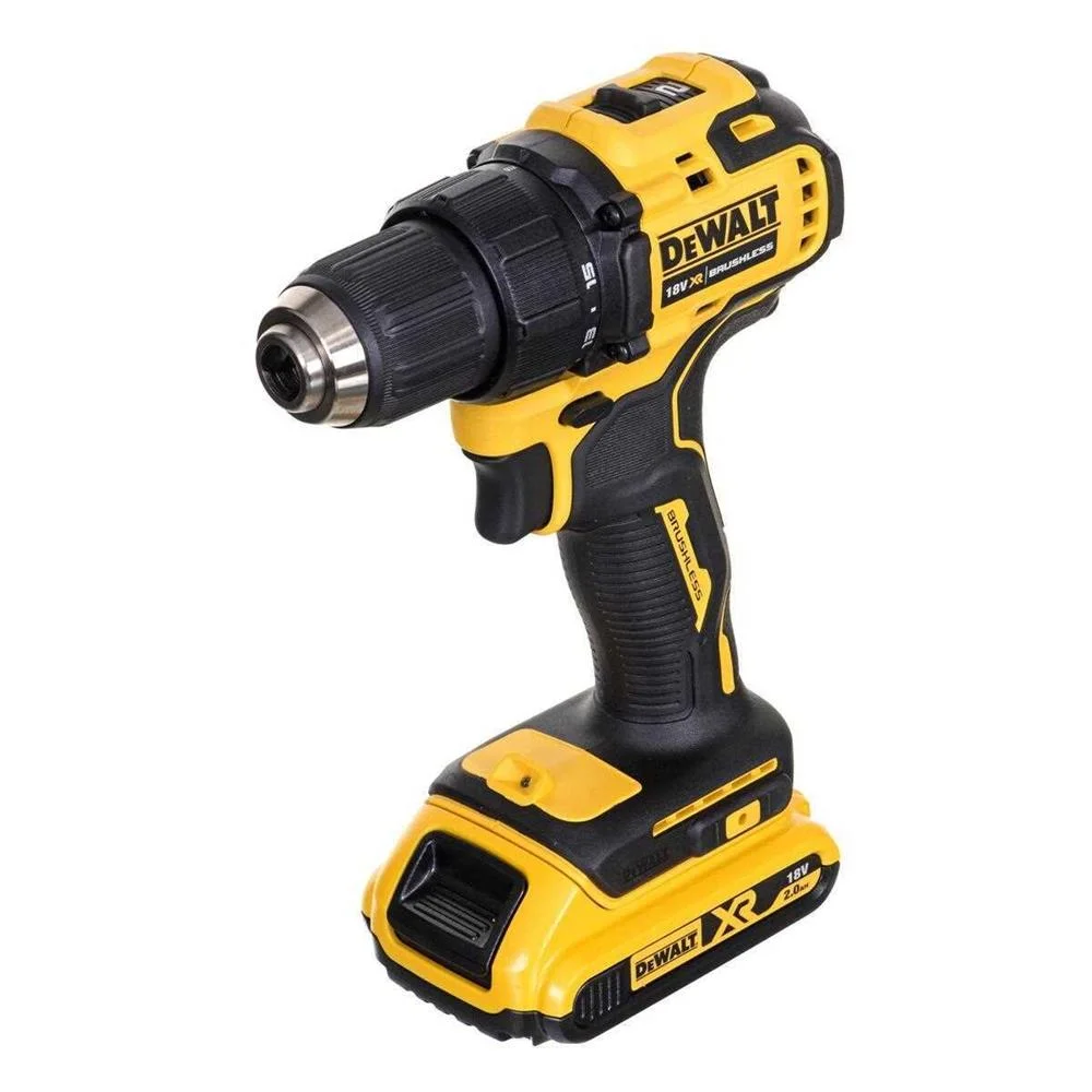 Dewalt Dcd708d2t-Qw Power Screwdriver/Impact Driver Black Yellow 1650 Rpm