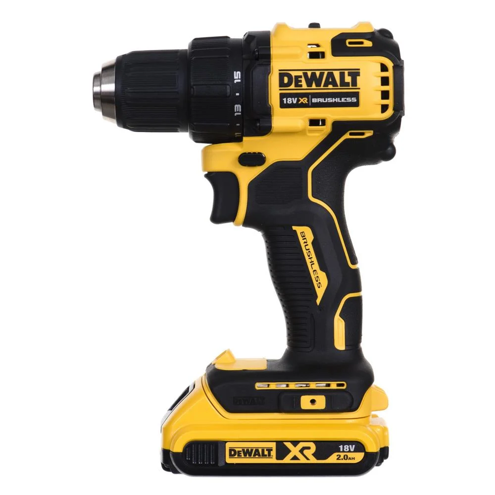 Dewalt Dcd708d2t-Qw Power Screwdriver/Impact Driver Black Yellow 1650 Rpm