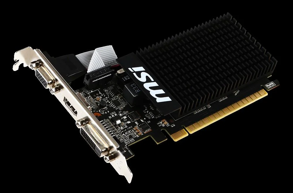 Placa Gr&aacute;fica Geforce Gt 710 2gb Ddr3 - Msi