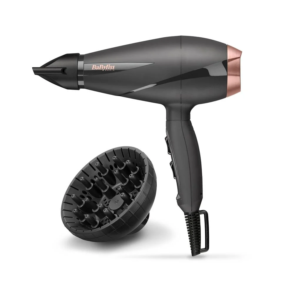 Babyliss 6709de Hair Dryer Black  Pink Gold 2100 W